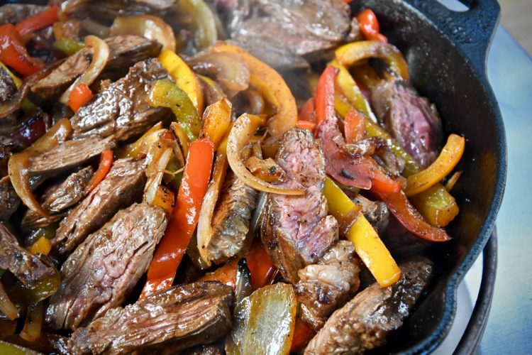 Gegrillte Fajitas