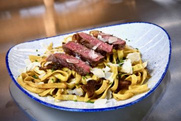 Pasta und Cocktails