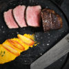 Rinderfilet mit Kürbispüree