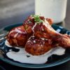 Drumsticks mit Alabama Blue Cheese Sauce