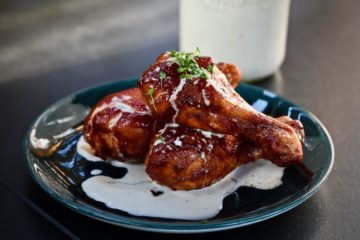 Drumsticks mit Alabama Blue Cheese Sauce
