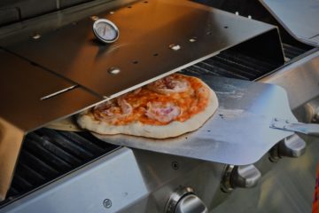 Pizza auf dem Burnhard Gasgrill