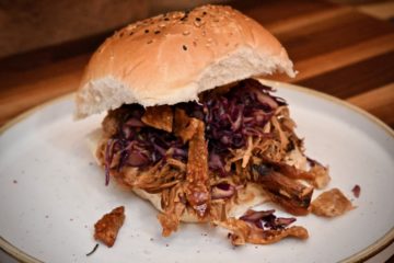 Pulled Pute Burger