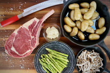 Tomahawk Steak vom Outdoorchef Ascona